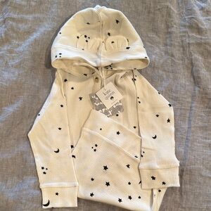 Kate Quinn Cream Star and Moon Hoodie Set